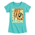 thumbnail image 1 of My Little Pony - Apple Jack - Girls Fitted Short Sleeve Tee, 1 of 4