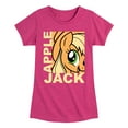 thumbnail image 1 of My Little Pony - Apple Jack - Girls Fitted Short Sleeve Tee, 1 of 4