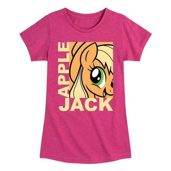 My Little Pony - Apple Jack - Girls Fitted Short Sleeve Tee