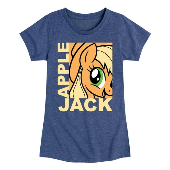 My Little Pony - Apple Jack - Girls Fitted Short Sleeve Tee