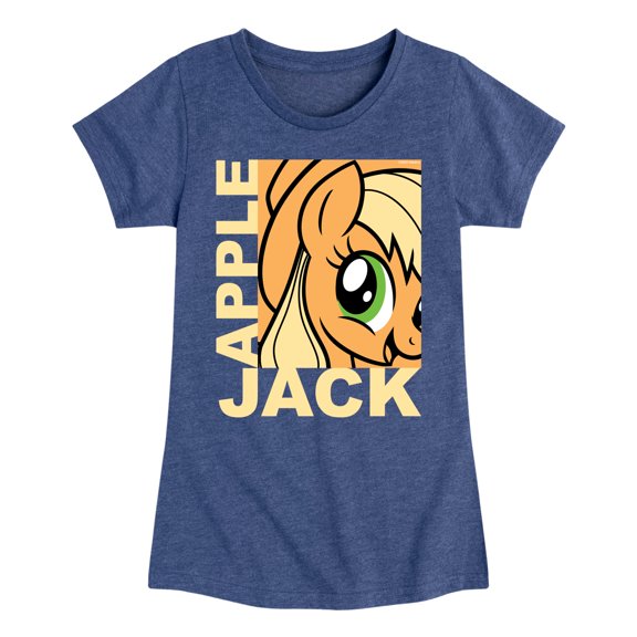 My Little Pony - Apple Jack - Girls Fitted Short Sleeve Tee