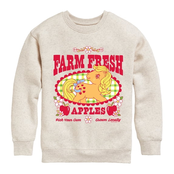 My Little Pony - Applejack Farm Fresh - Youth Boys Crew Fleece Sweatshirt