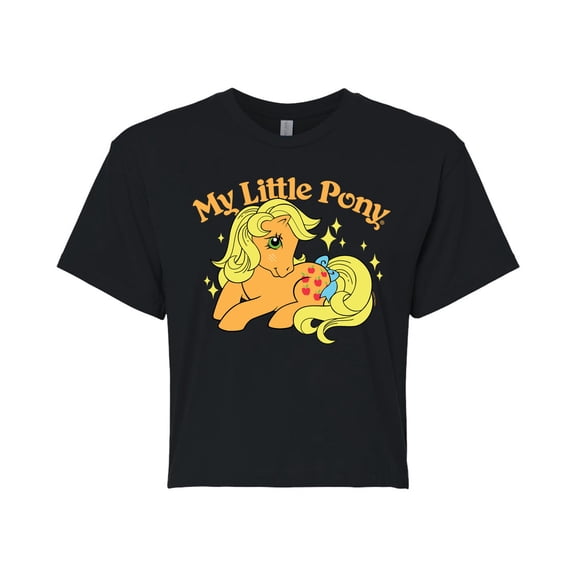 My Little Pony - Applejack Logo - Junior's Cropped Tee
