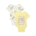 thumbnail image 1 of My Little Pony Baby Girls Graphic Bodysuits with Short Sleeves, 2-Pack, Sizes 0/3M-24M, 1 of 3