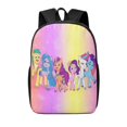 thumbnail image 1 of My Little Pony Backpacks 17 Inch Cartoon College School Laptop Bag Bookbag Lightweight Students Travel Shoulder Bag Daypack, 1 of 8
