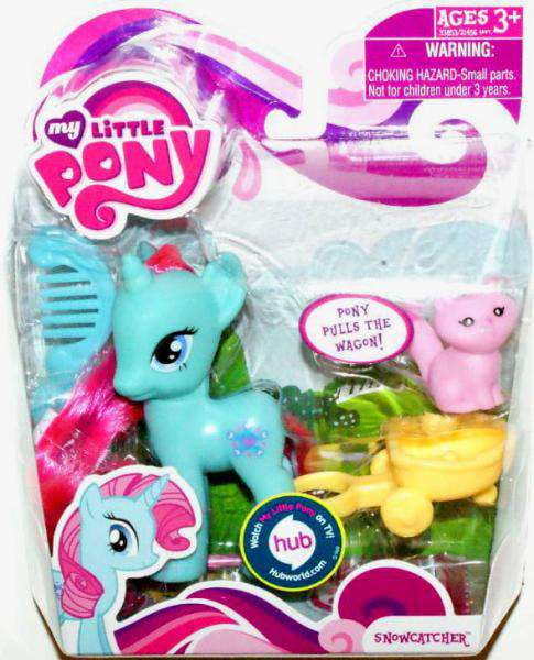 My Little Pony Basic Figures Snowcatcher Figure [with Wagon], ages 3 ...