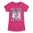 thumbnail image 1 of My Little Pony - Be You Be True - Girls Fitted Short Sleeve Tee, 1 of 4