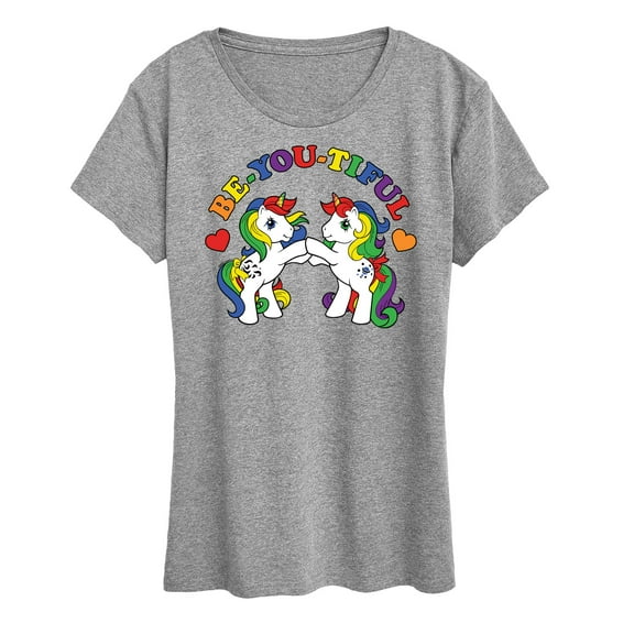 My Little Pony - Be You Beautiful - LGBT Pride - Women's Short Sleeve Graphic T-Shirt