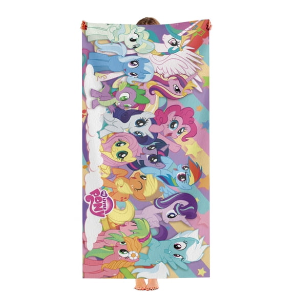 My Little Pony Beach Towel 30"x60"for Women Girls Boys Teenager Men Quick Drying Microfiber Birthday Gift