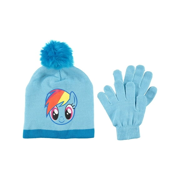 My Little Pony Beanie Hat and Mittens Set (Little Girls)