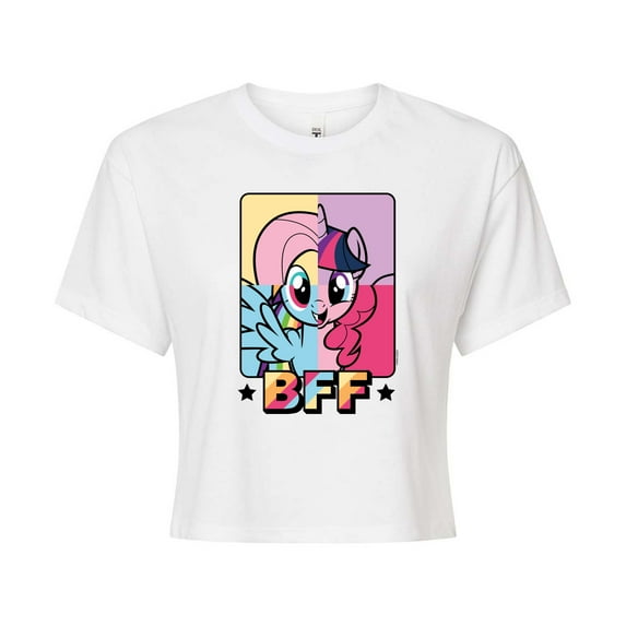 My Little Pony - Bff Pony Grid - Junior's Cropped Tee
