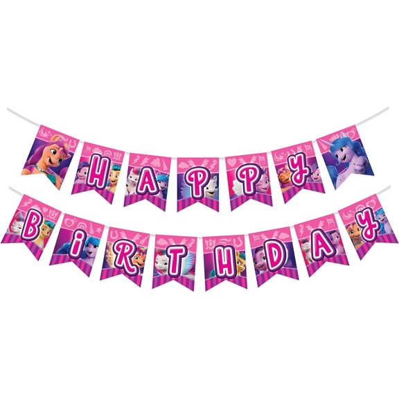 My Little Pony Birthday Banner - My Little Pony Party Supplies