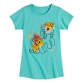 thumbnail image 1 of My Little Pony - Blue Belle Graffiti - Girls Fitted Short Sleeve Tee, 1 of 4