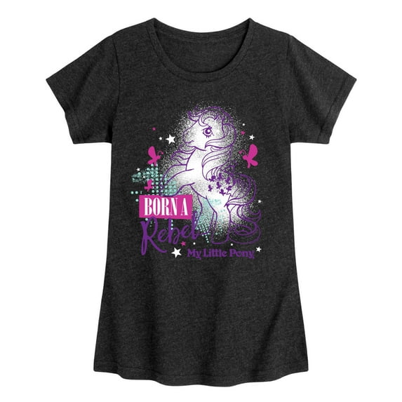 My Little Pony - Born A Rebel - Girls Fitted Short Sleeve Tee