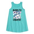 thumbnail image 1 of My Little Pony - Born To Create - Girls Aline Dress, 1 of 4