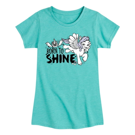 My Little Pony - Born To Shine - Girls Fitted Short Sleeve Tee
