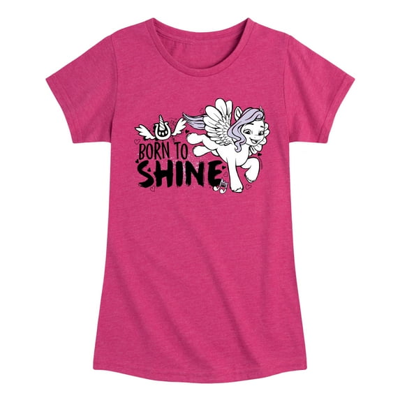 My Little Pony - Born To Shine - Girls Fitted Short Sleeve Tee