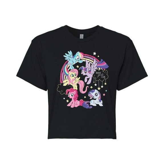 My Little Pony - Brave Girls Club - Junior's Cropped Tee