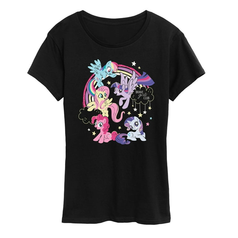 My Little Pony Brave Girls Club Women s Short Sleeve Graphic T Shirt