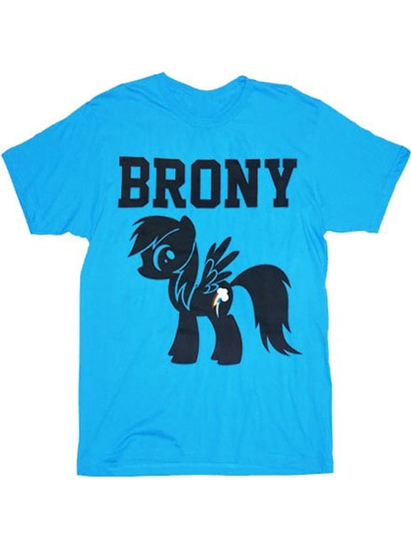 My Little Pony Brony Adult Turquoise Blue T-Shirt