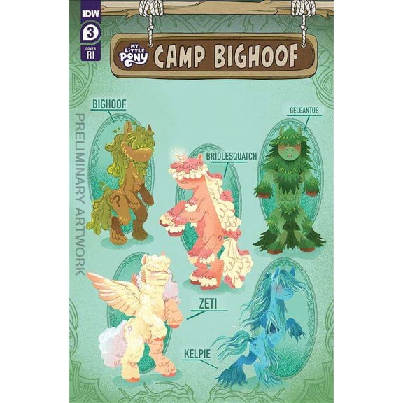 My Little Pony: Camp Bighoof #3C VF ; IDW Comic Book