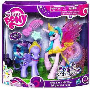 My Little Pony Canterlot Princess Celestia & Princess Luna Figure 2-Pack