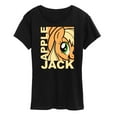 thumbnail image 1 of My Little Pony - Character Block Apple Jack - Women's Short Sleeve Graphic T-Shirt, 1 of 5