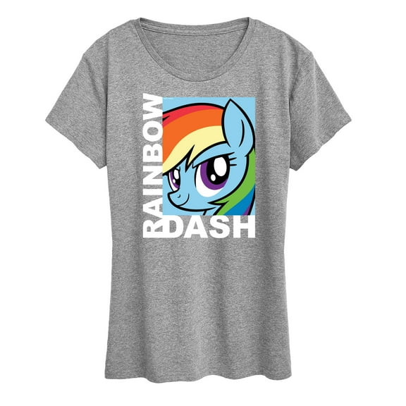 My Little Pony - Character Block Rainbow Dash - Women's Short Sleeve Graphic T-Shirt
