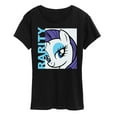 thumbnail image 1 of My Little Pony - Character Block Rarity - Women's Short Sleeve Graphic T-Shirt, 1 of 5