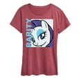 thumbnail image 1 of My Little Pony - Character Block Rarity - Women's Short Sleeve Graphic T-Shirt, 1 of 5