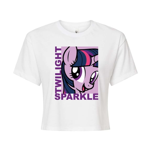 My Little Pony - Character Block Twilight Sparkle - Junior's Cropped Tee