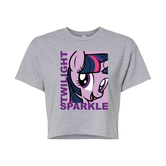 My Little Pony - Character Block Twilight Sparkle - Junior's Cropped Tee