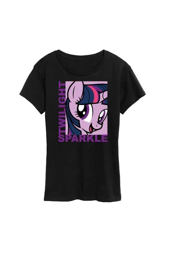 - Character Block Twilight Sparkle - Women's Short Sleeve Graphic T-Shirt
