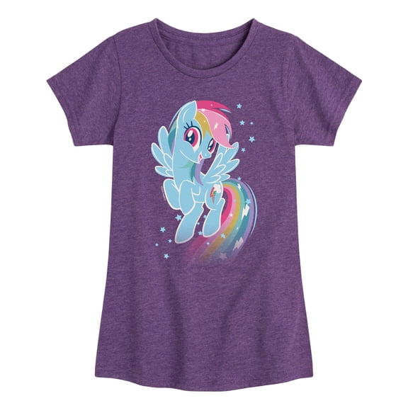 My Little Pony - Dash Star Fade - Girls Fitted Short Sleeve Tee