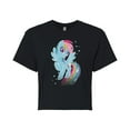 thumbnail image 1 of My Little Pony - Dash Star Fade - Junior's Cropped Tee, 1 of 5