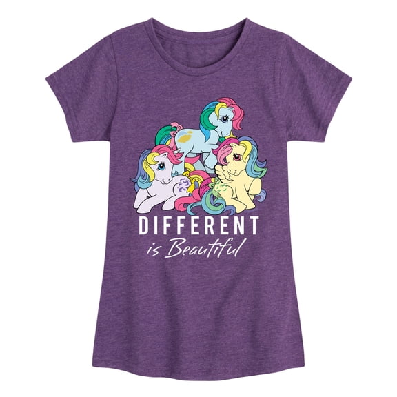 My Little Pony - Different Is Beautiful - Girls Fitted Short Sleeve Tee