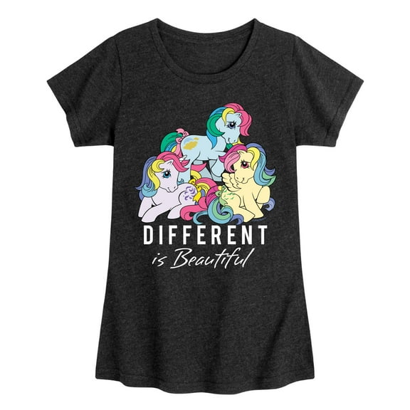 My Little Pony - Different Is Beautiful - Girls Fitted Short Sleeve Tee