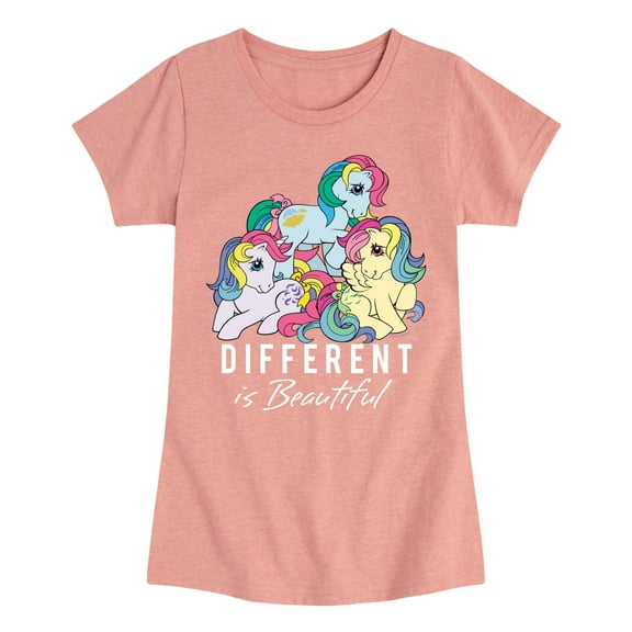 My Little Pony - Different Is Beautiful - Girls Fitted Short Sleeve Tee