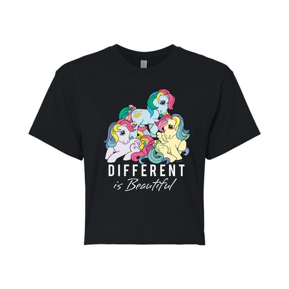 My Little Pony - Different Is Beautiful - Junior's Cropped Tee