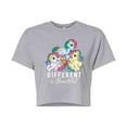 thumbnail image 1 of My Little Pony - Different Is Beautiful - Junior's Cropped Tee, 1 of 5