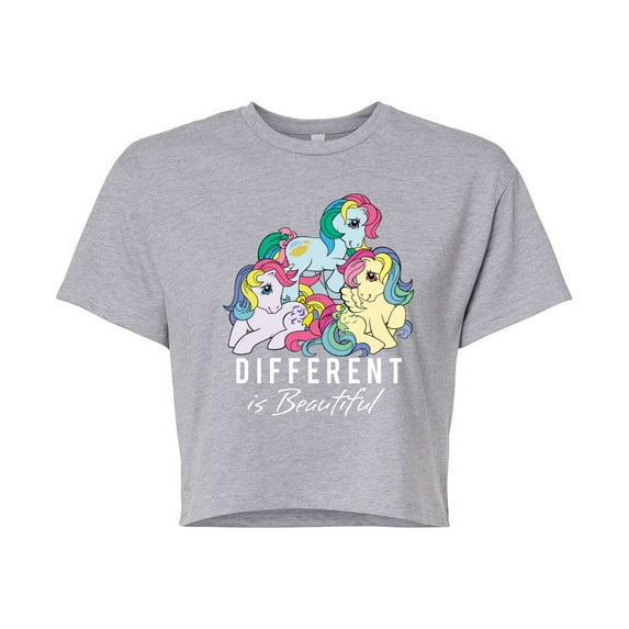 My Little Pony - Different Is Beautiful - Junior's Cropped Tee