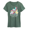 thumbnail image 1 of My Little Pony - Different Is Beautiful - Women's Short Sleeve Graphic T-Shirt, 1 of 5