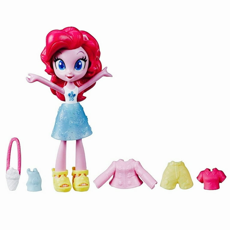 My Little Pony Equestria Girls Fashion Squad Pinkie Pie 3-inch Mini Doll  with Removable Outfit, Shoes and Accessory, for Girls 5+ - My Little Pony