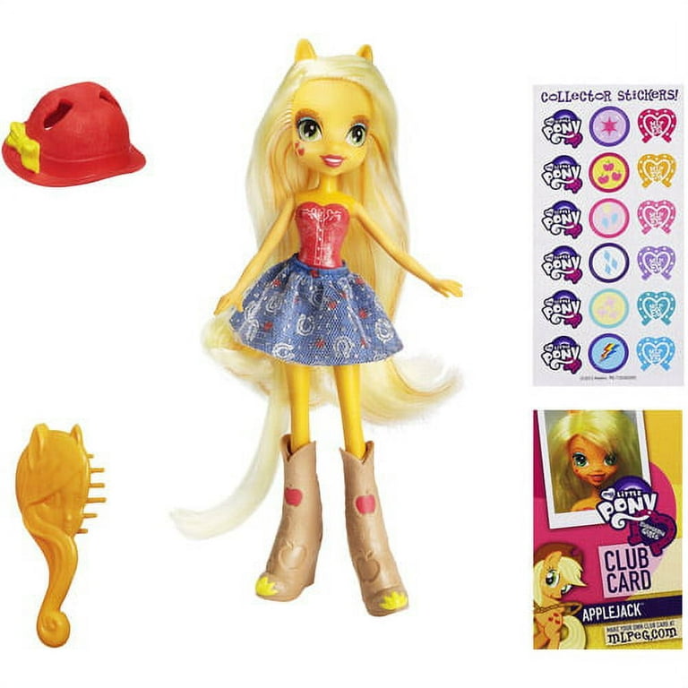 My Little Pony Equestria Girls Neon Rainbow Rocks Applejack Doll