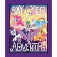 thumbnail image 1 of My Little Pony Fabric Panel Say Yes To Adventure 100% Cotton Fabric By The Panel 36" x 44", 1 of 1