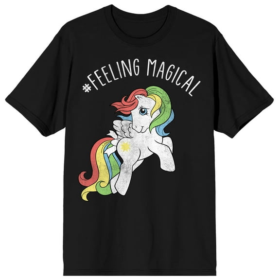 My Little Pony #FeelingMagical Mens Black Graphic Tee - M