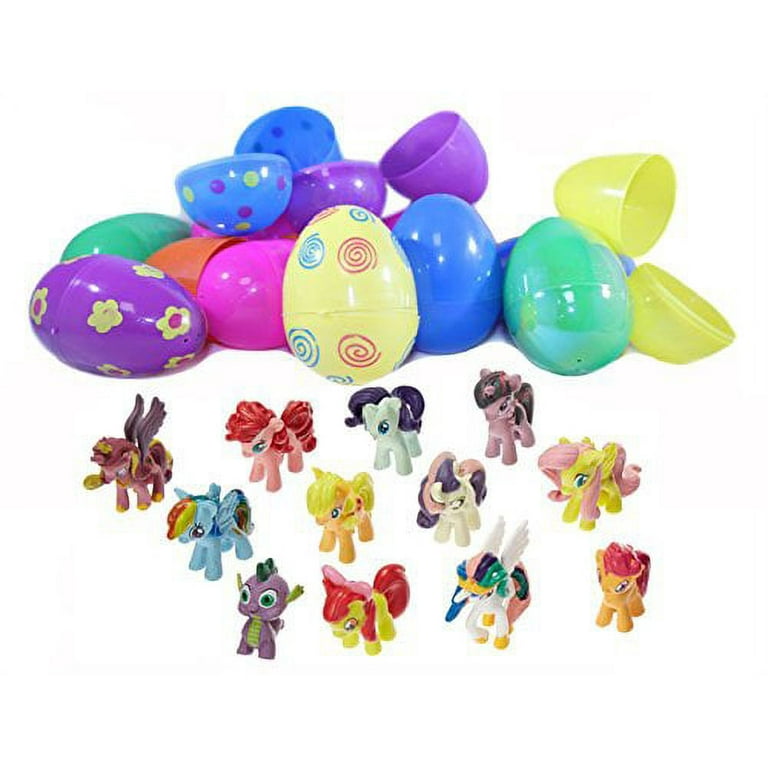 My Little Pony Figure Toy Topper Filled Easter Eggs (12 Pieces