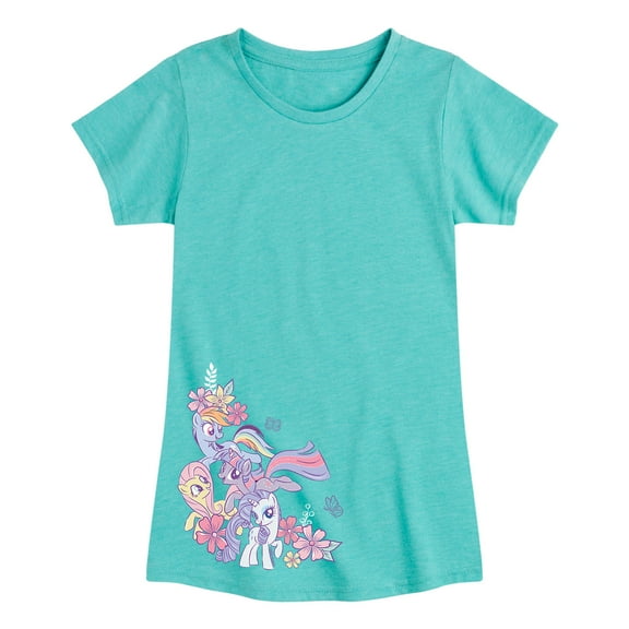 My Little Pony - Flowers - Girls Fitted Short Sleeve Tee