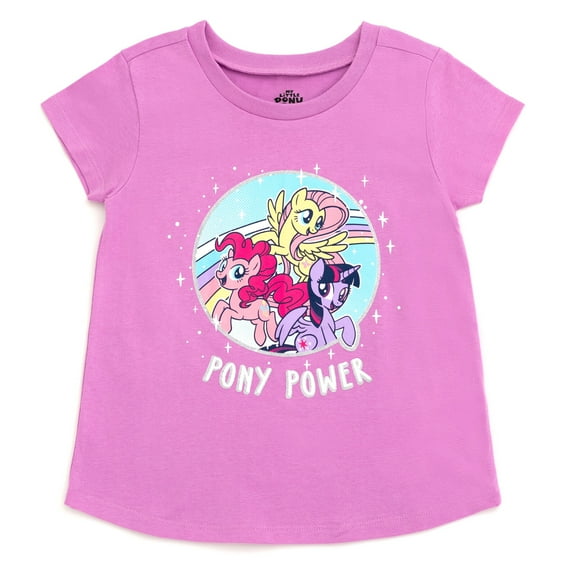 My Little Pony Fluttershy Pinkie Pie Twilight Sparkle T-Shirt Toddler to Big Kid