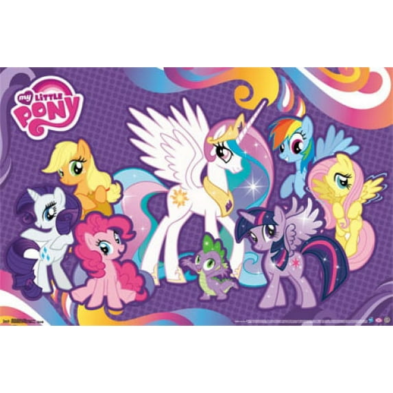 My Little Pony - Friends Laminated Poster Print (24 x 36)